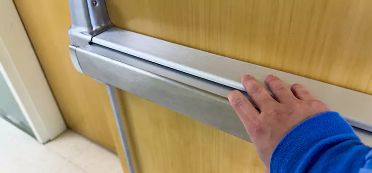 Installing a Push Bar on a Door LaGrange